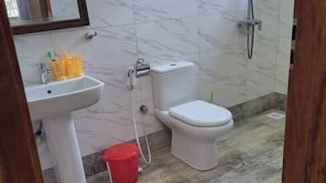 Shower, hair dryer