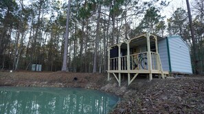 Exterior - Tiny House Horse Farm Retreat w/ Sauana and Pondside View (Brooklet)