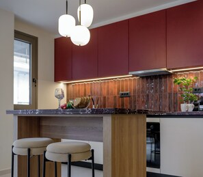 Private kitchen - Mavili Urban Elegance - Luxury living in the City Center (Iraklio)