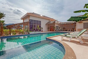 Outdoor pool - Tom Star Pool Villa Layan 3BR Large pool, mountain view for the rooftop (ตำบล ศรีสุนทร)