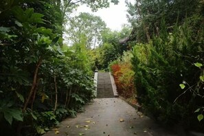 A szálláshely külső területei