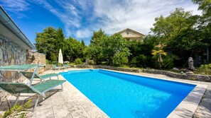 Pool - Vila Menta1-Indigenous Stone House by Villas Guide (Malinska)