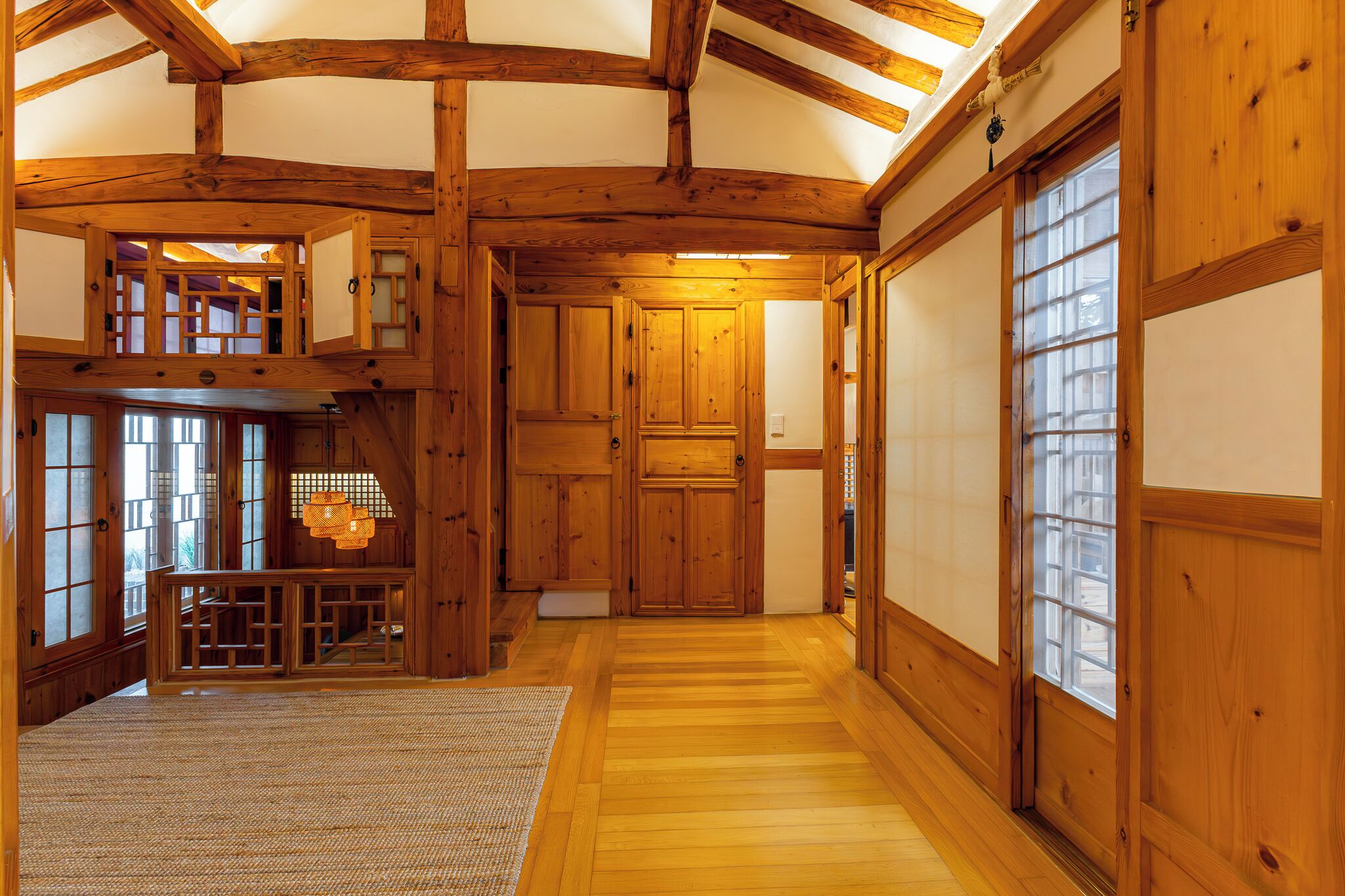 Villa i japansk stil - balkon - byudsigt | Interiør