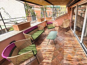 Terrace/patio - Elegant Independent City Lodge in the heart of Trastevere (Roma)
