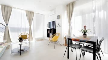 Maisonette, 2 Schlafzimmer, Meerblick | Speisen