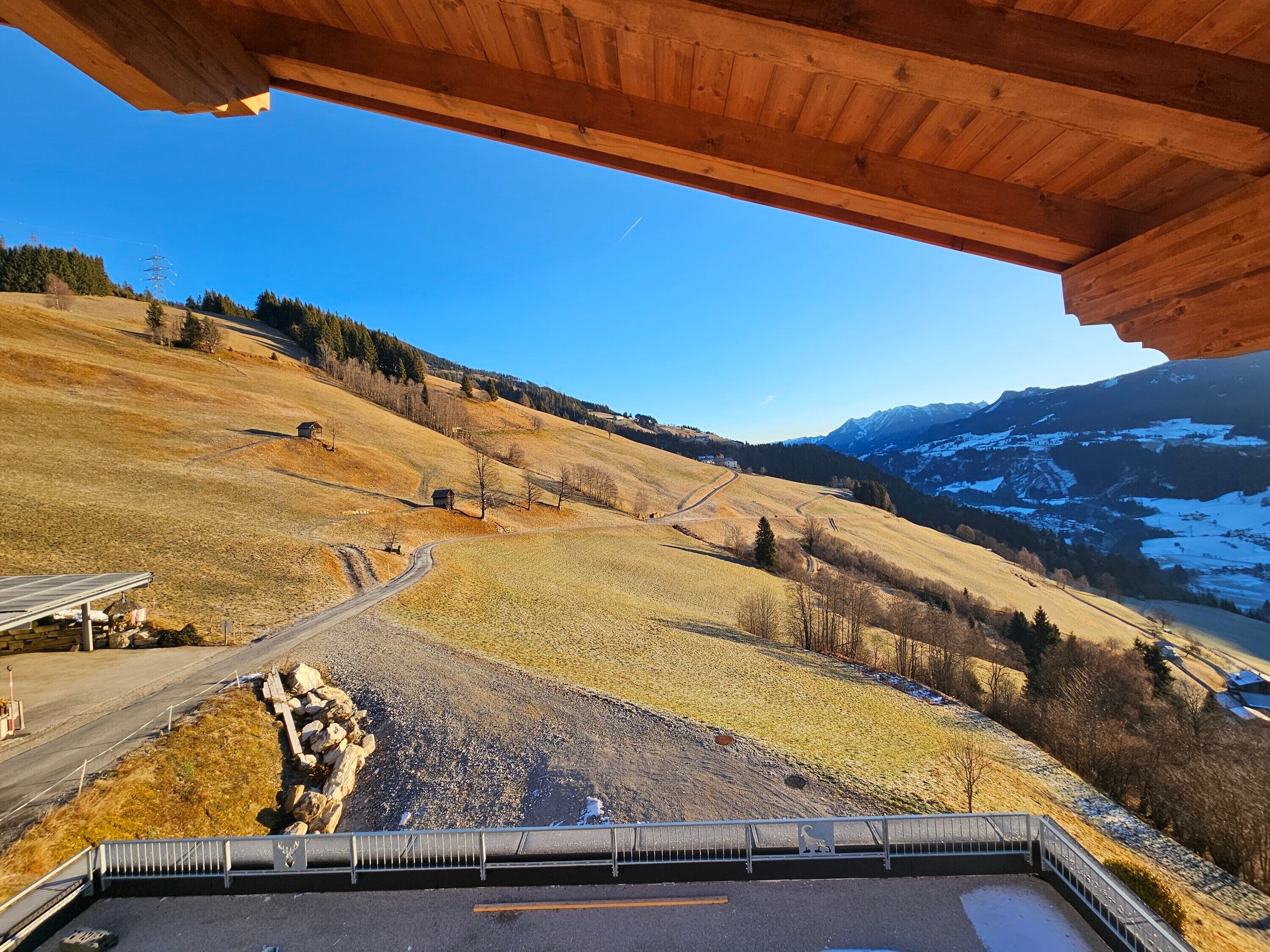 Blick von der Unterkunft