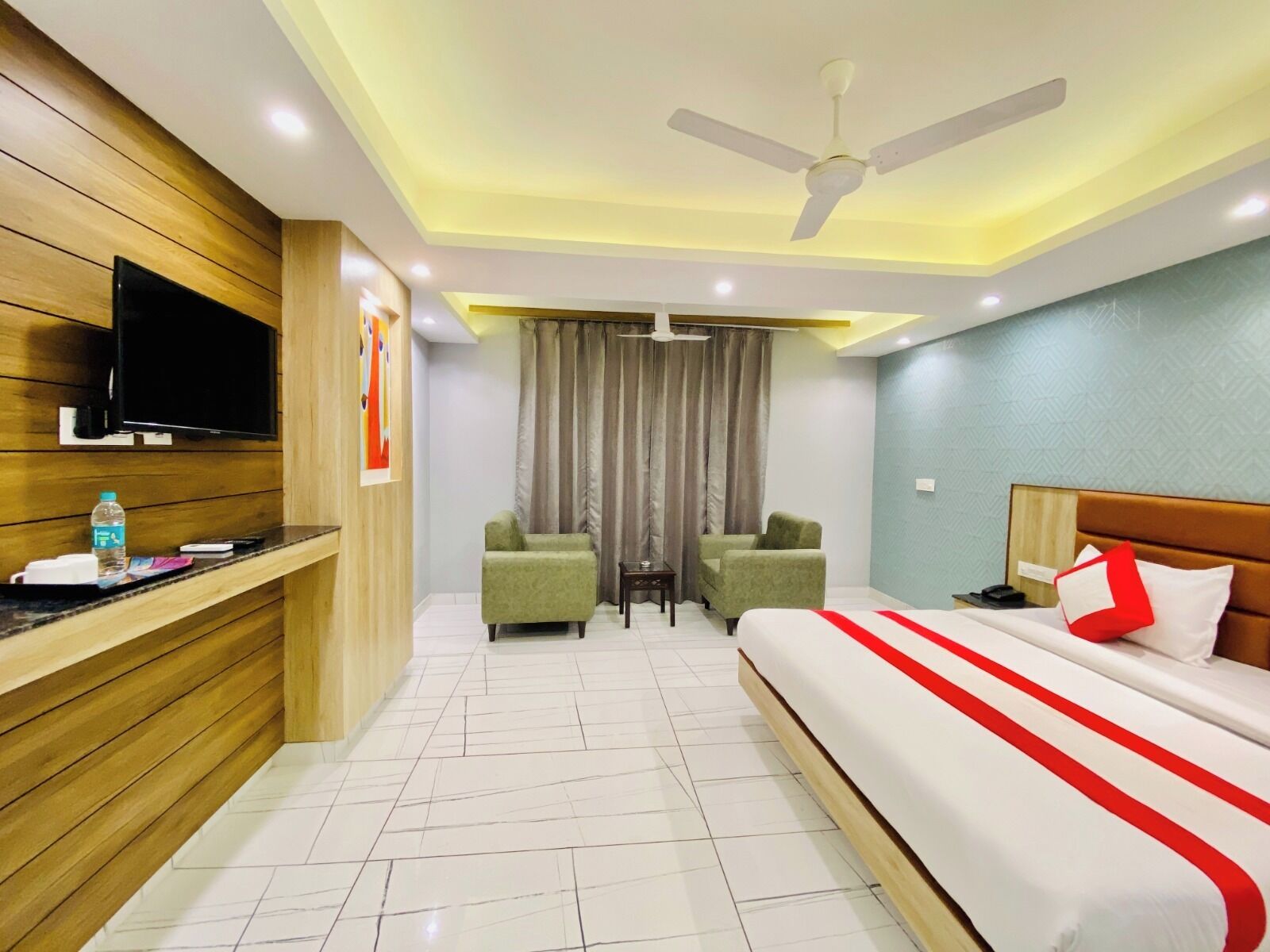 Quarto com design assinado