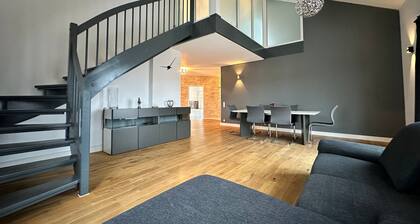 Apartment in A Hotel 'Penthouse Gersthofen' with Mountain View, Private Terrace and Wi-Fi