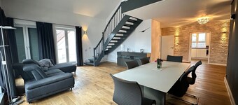 Apartment in A Hotel 'Penthouse Gersthofen' with Mountain View, Private Terrace and Wi-Fi