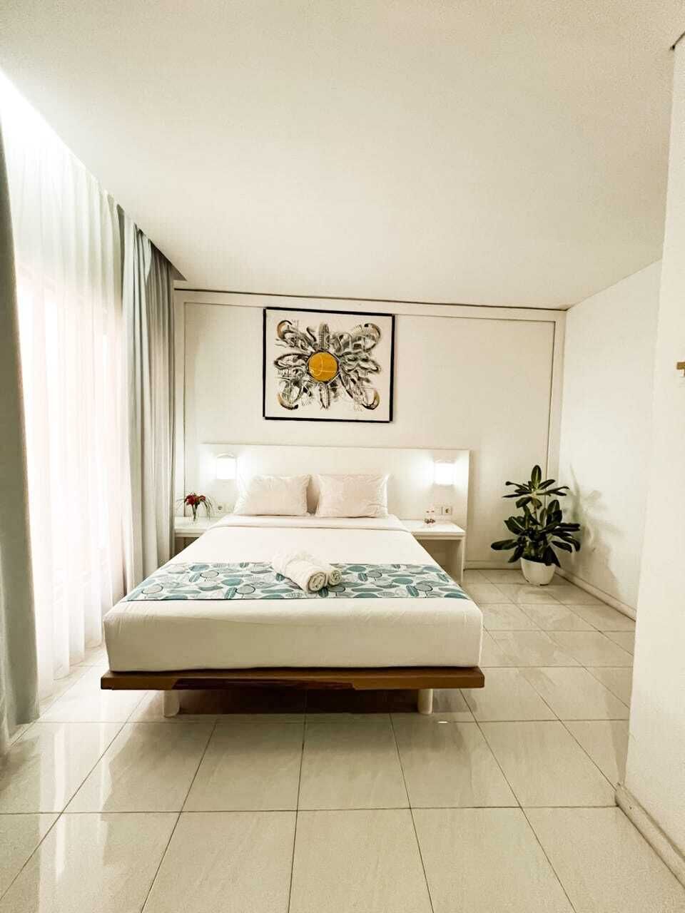 华丽双人房, 城市景观 | 免费 WiFi、床单