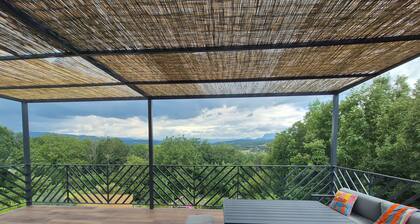 House with swimming pool & exceptional view of the Vercors - Absolute peace and quiet