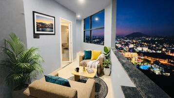 Deluxe Double Room, Balcony, Hill View | Property grounds