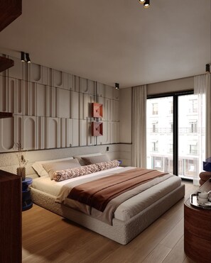 Double Room | In-room safe, free WiFi - Hotel Leev Miromesnil (Paris)