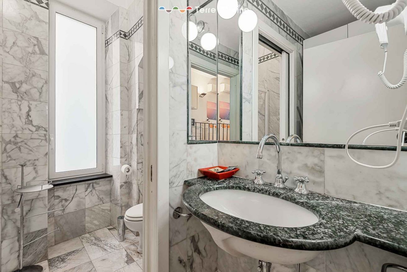 Shower, bidet, toilet paper