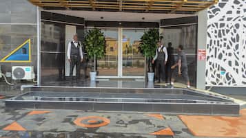 Overnatningsstedets facade