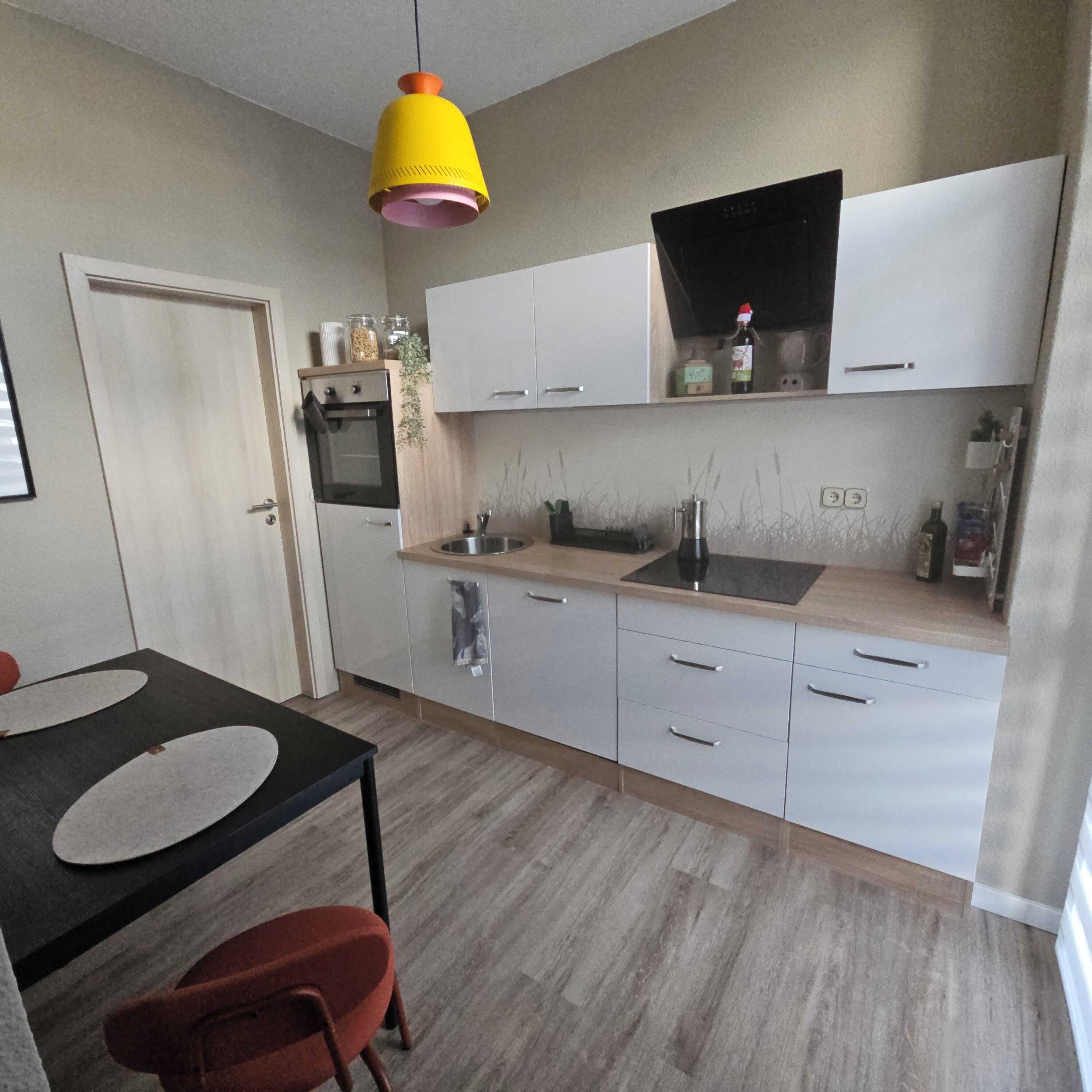 冷蔵庫、電子レンジ、コンロ、食器洗い機