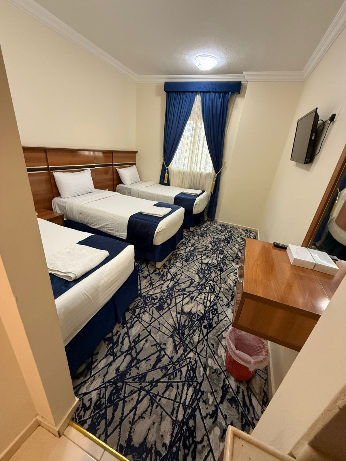 Minibar, gratis wi-fi och sängkläder