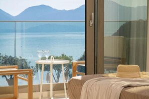 Deluxe Villa, Private Pool, Sea View | Pillow-top beds, in-room safe, blackout curtains, soundproofing - Edem Beachfront Luxury Villa (Agios Nikolaos)