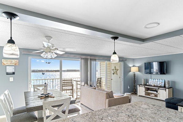 Living area - Bayfront 2Bed/2Bath Condo Near OC Convention Center (Ocean City)