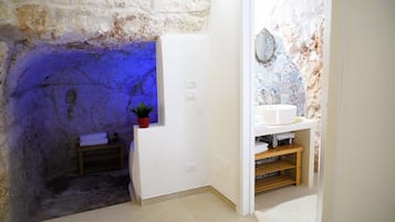 Maison Supérieure, 1 grand lit, salle de bains privée, vue ville | Bain à remous privé