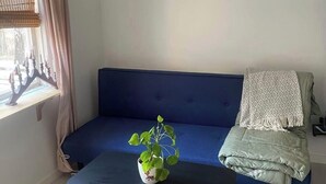 Hytte, røyk, terrasse | Oppholdsområde