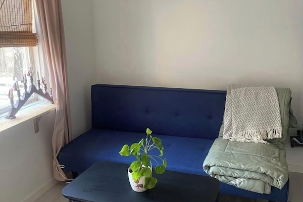 Cabaña, fumadores, patio | Zona de estar