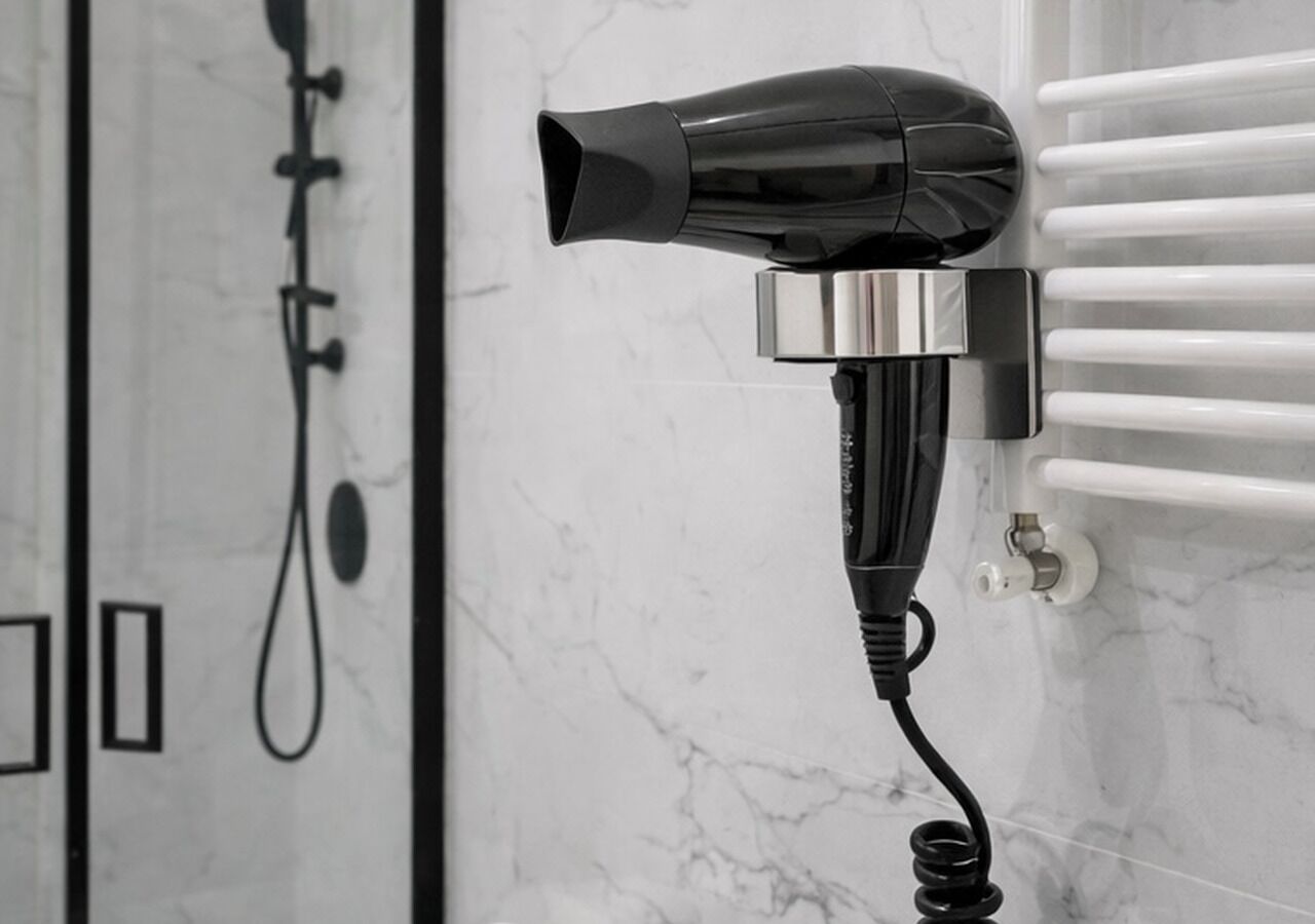 Comfort Double Room | Bathroom amenities | Shower, hair dryer, slippers, towels