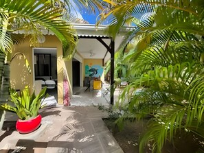 Terrace/patio - Villa Anse à l'Ane 5P 200m from the beach, wooded grounds and punch bowl, (Les Trois-Îlets)