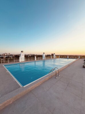 Apartment, 1 Schlafzimmer, barrierefrei, Raucher | Pool | Außenpool