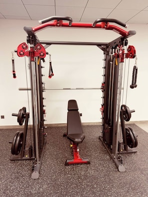 Apartment, 1 Schlafzimmer, barrierefrei, Raucher | Fitnessbereich