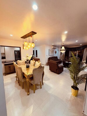 Apartment, 3 Bedrooms, Accessible, Smoking | Dining room - Morocco Square Bliss (Dar es Salaam)