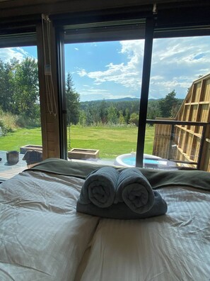 Ferienhütte, 1 Schlafzimmer, Whirlpool | 1 Schlafzimmer