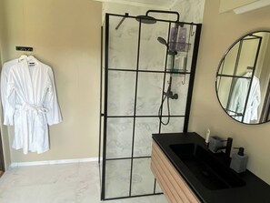 Cabaña, 1 habitación, bañera de hidromasaje | Baño