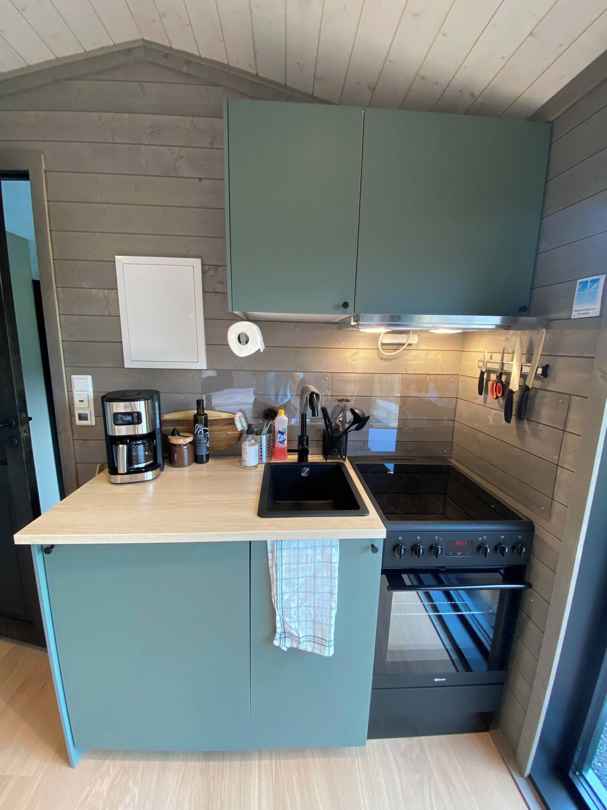 Cabin, 1 Bedroom, Hot Tub | Interior