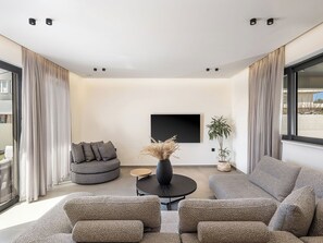 Villa Ekfrasis | 起居区 | 智能电视