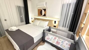 In-room safe, blackout curtains, iron/ironing board, free WiFi
