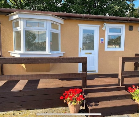 Exterior detail. Semi-detached chalet - Uddingston, Glasgow