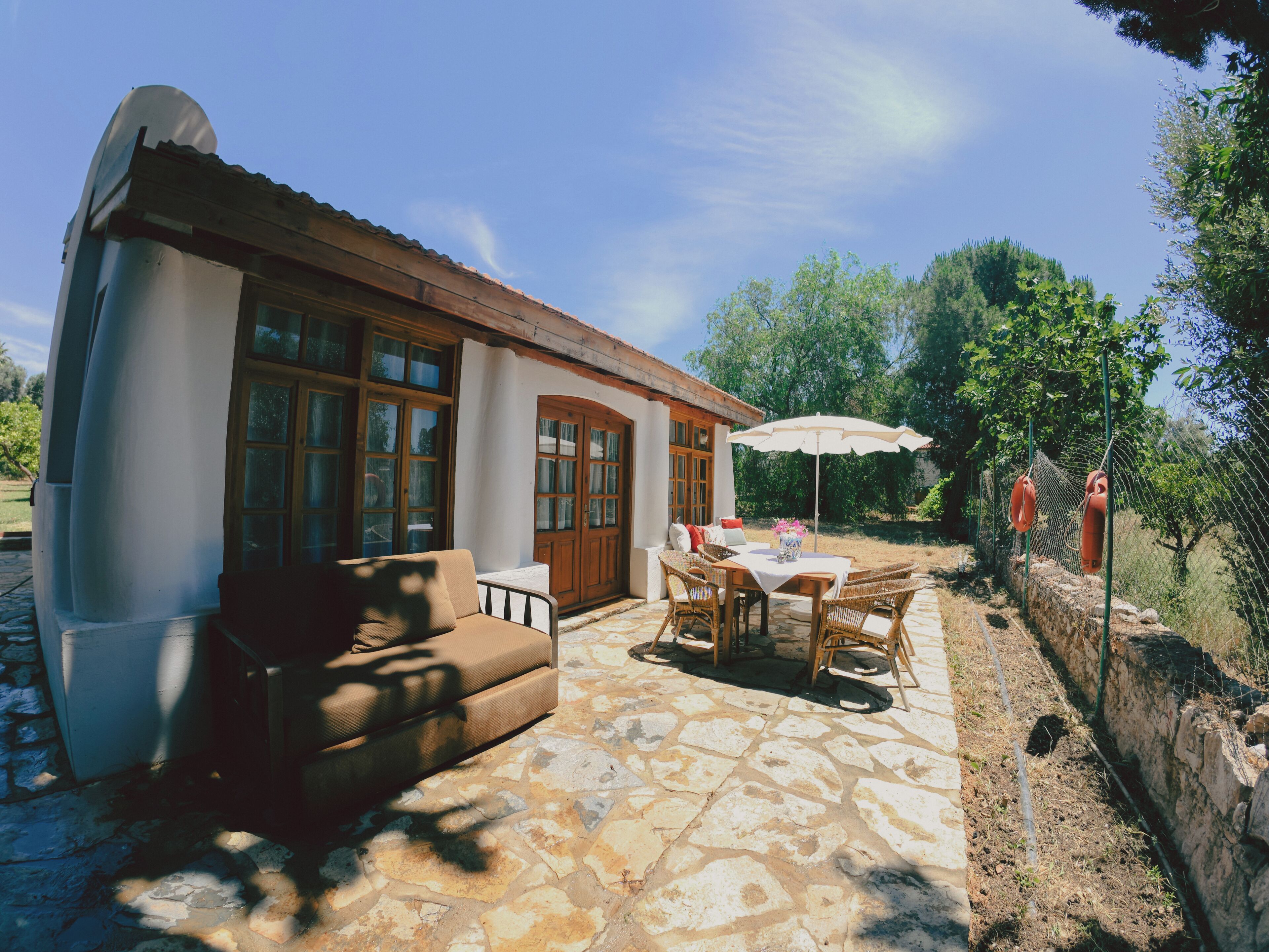 Traditional Double Room, Garden View | Outdoor dining