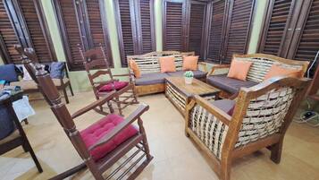 Ferienhaus, 3 Schlafzimmer, Raucher, Balkon | Lounge