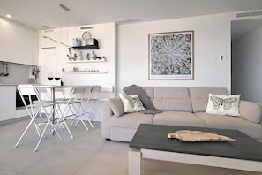 Living area - Panorama Beach - Sunrise Penthouse (Torrox)
