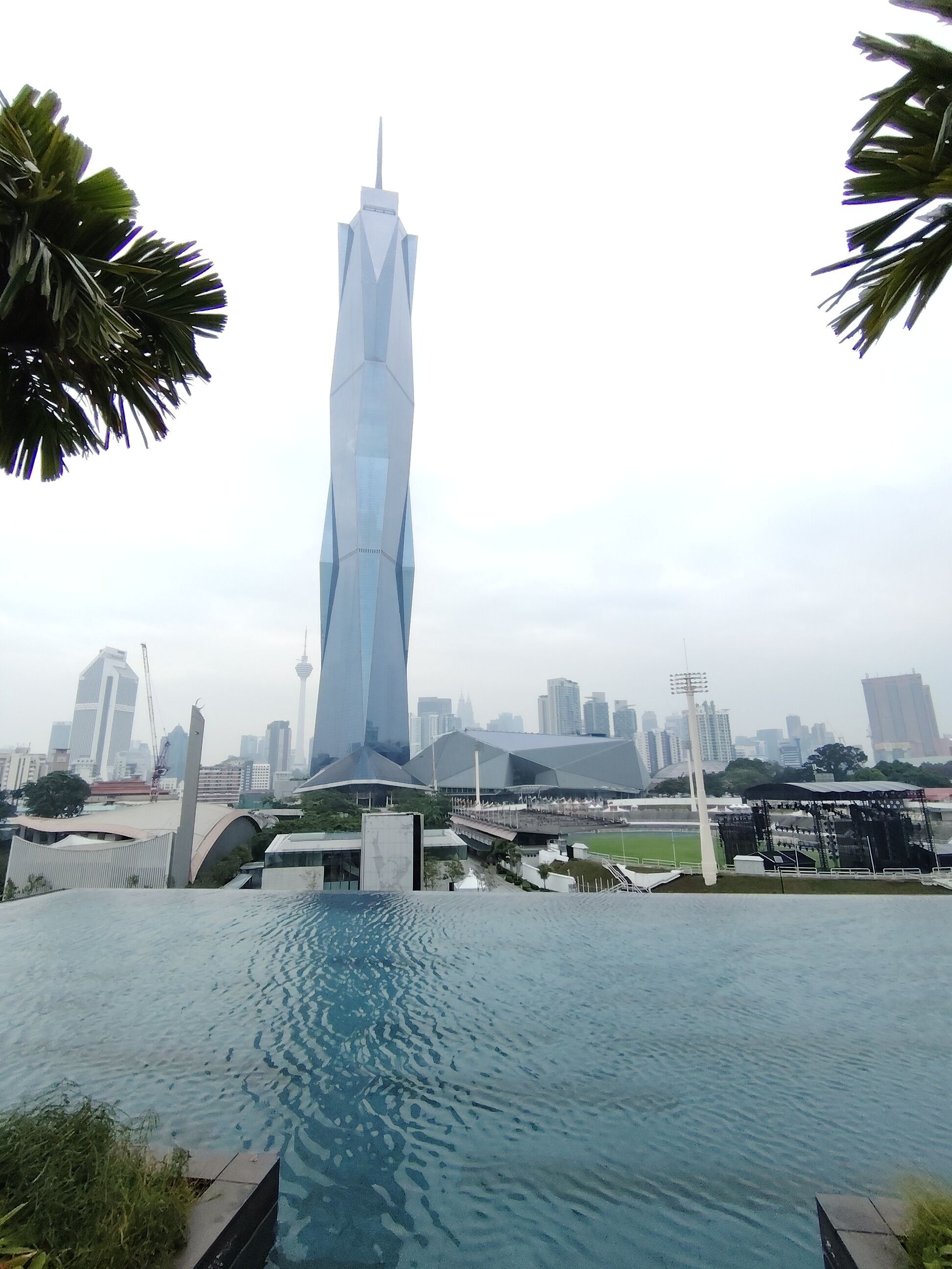 Uitzicht vanuit accommodatie