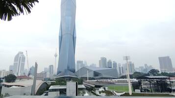 Uitzicht vanuit accommodatie