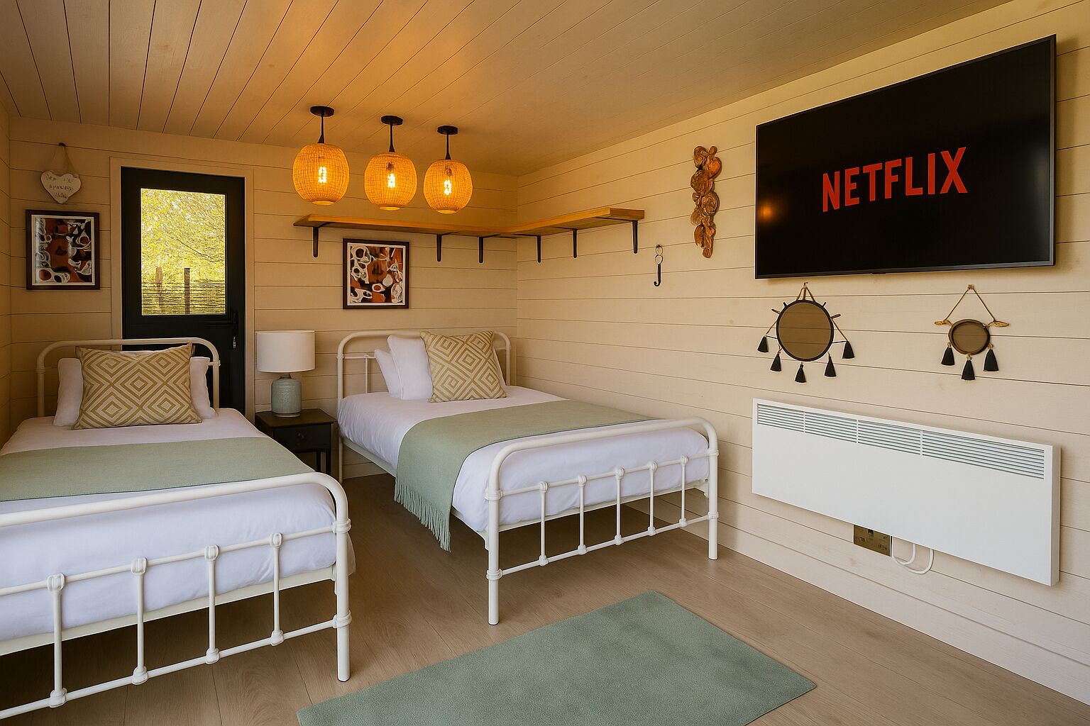 4 bedrooms, iron/ironing board, free WiFi, bed sheets