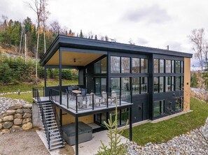 Outdoor dining - Spa, Views & Nature | Panoraama Finlandais (Saint-Côme)