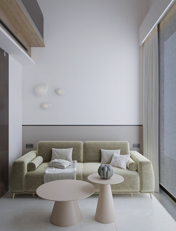 Junior Duplex, Pool View | Living area - Okeanis Elysium (Daratsos)