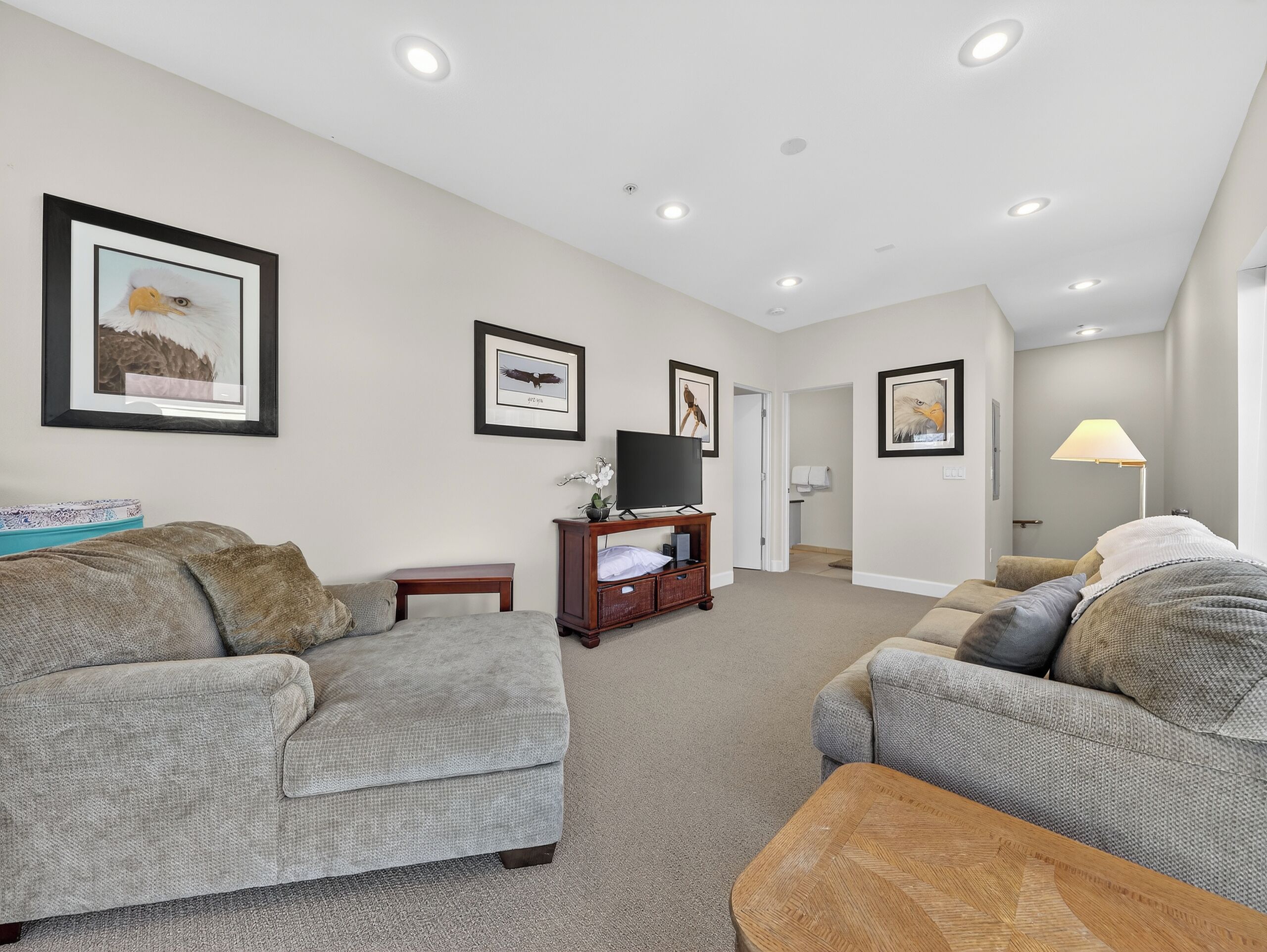 Télévision, cheminée