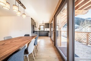 Dining - Gabelac - alpine apartment with jacuzzi châtel (Châtel)