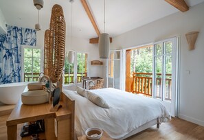 6 bedrooms, iron/ironing board, free WiFi, bed sheets - L'écrin du Ferret *Swimming pool *Air conditioning *Spa (Lège-Cap-Ferret)