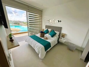 Apartment, Lagoon View | Free WiFi - Baia Kristal Apartment Artificial Beach (Cartagena)