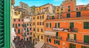 Blick von der Unterkunft